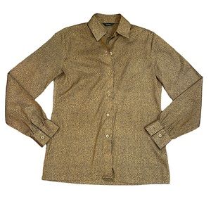 Vintage Dalton Button Up Blouse Union Made Size Medium